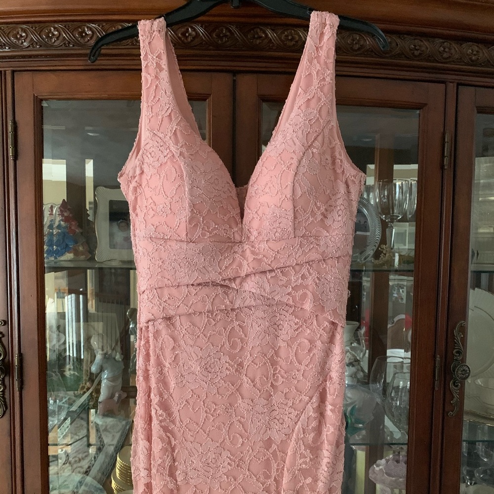 Pink prom dress